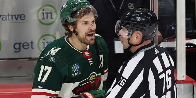 Marcus Foligno ushered to the penalty box