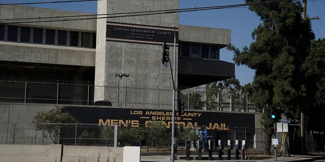 FILE: The Men's Central Jail, operated by the Los Angeles County Sheriff Department, in Los Angeles, California, U.S. on Tuesday, July 7, 2020. 