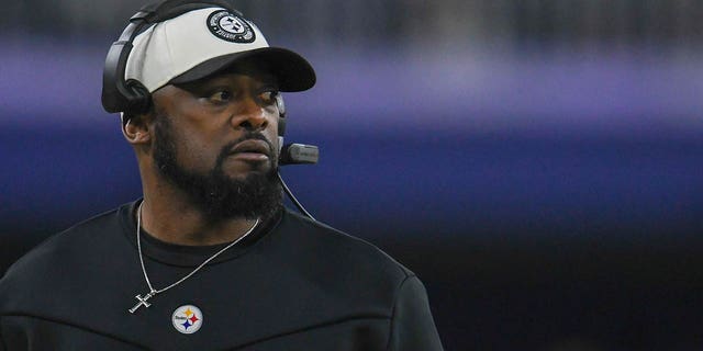 Jan. 1, 2023; Baltimore, Maryland: Pittsburgh Steelers head coach Mike Tomlin during the game against the Baltimore Ravens at M&amp;T Bank Stadium.