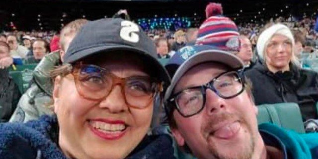 Leticia Martinez-Cosman, 58, was last seen at a Seattle Mariners game, police said. She attended with the man pictured here, according to authorities, who later identified him as Brett Gitchel, 46.