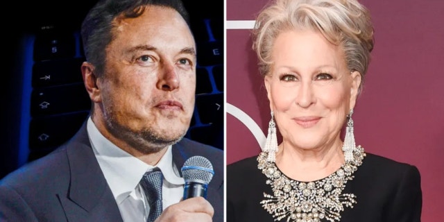 Elon Musk and Bette Midler