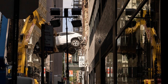 Car removed from NYC parking garage