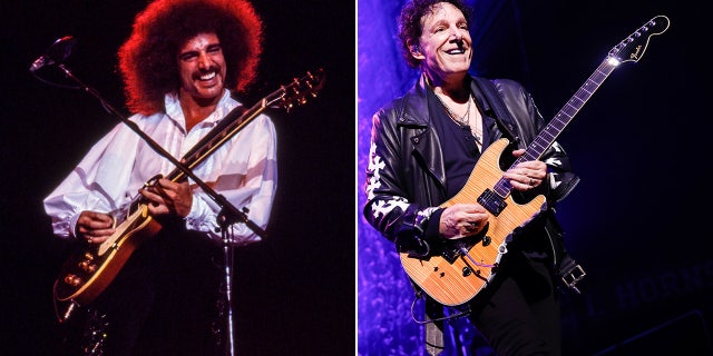 Neal Schon then and now split