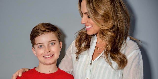 Dr. Saphier with her son
