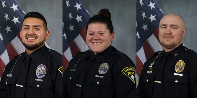 Sergeant Andrew Snyder, Officer Freddie Martinez and Officer Madison Douglas rescued 5 people and a baby from a burning house in Indiana on April 3rd.