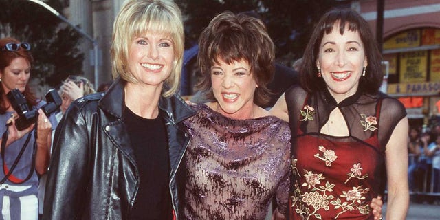 Original Pink Ladies Olivia Newton-John, Stockard Channing and Didi Conn, who played Sandy, Rizzo and Frenchie, respectively.