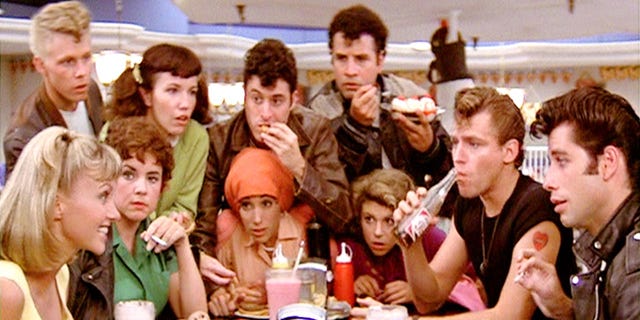 The original Pink Ladies from "Grease" included Betty Rizzo, Marty Maraschino, Frenchie and Jan, with Sandy joining them at the start of the movie.