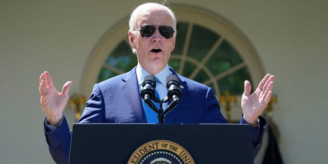 Biden giving a speech