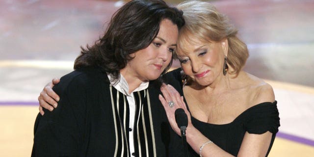 Rosie O'Donnell and Barbara Walters