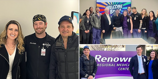 Jeremy Renner makes special visit to thank those who saved his life