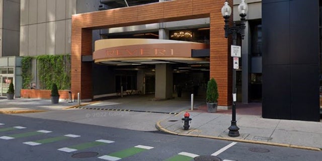 The Revere Hotel in Boston. Federal agents targeted the wrong room inside the hotel Tuesday during a training exercise. 