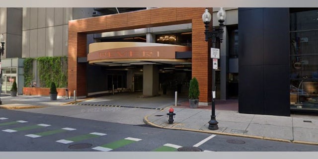 The Revere Hotel in Boston. Federal agents targeted the wrong room inside the hotel Tuesday during a training exercise.