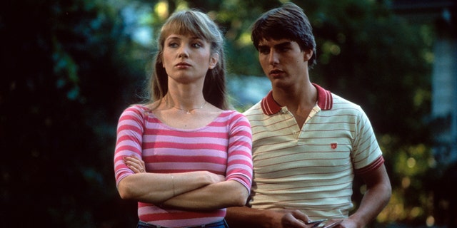 Tom Cruise and Rebecca De Mornay in Risky Business