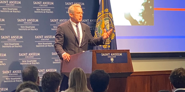 Robert F. Kennedy Jr. at podium