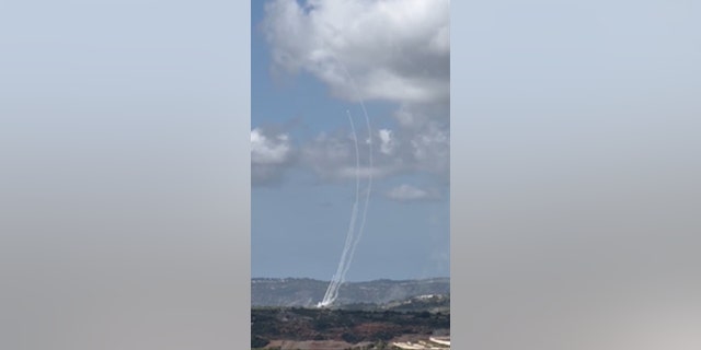 Rockets were launched into Israel from Lebanon Thursday, and the Iron Dome missile defense system was activated in the vicinity of Kfar Yanuch.