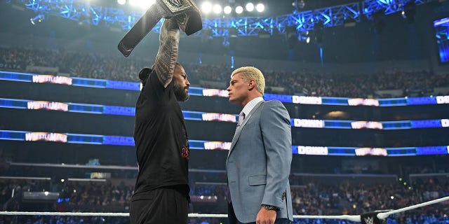 The Rock teases potential WWE return against his relative Roman Reigns at WrestleMania 39 4 Roman Reigns and Cody Rhodes meet one last time on