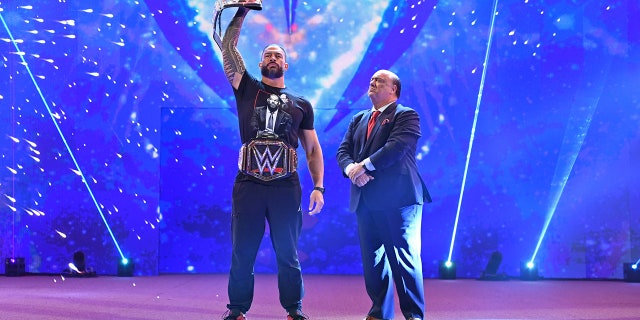 The Rock teases potential WWE return against his relative Roman Reigns at WrestleMania 39 3 Roman Reigns on