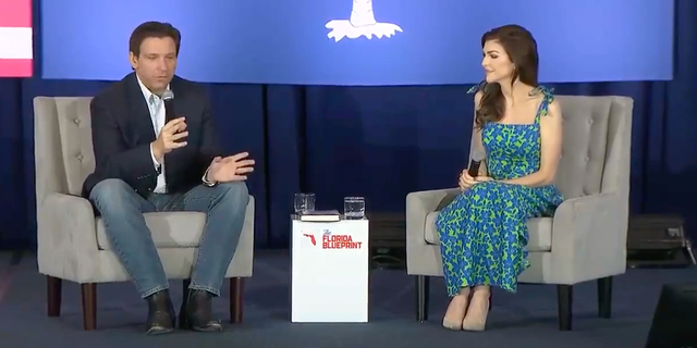 DeSantis on stage