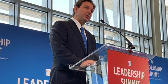 Ron DeSantis at Heritage confab