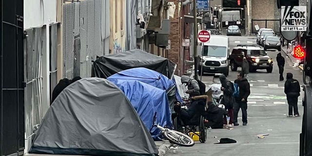 Homeless people in San Francisco