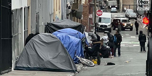 Homeless people in San Francisco