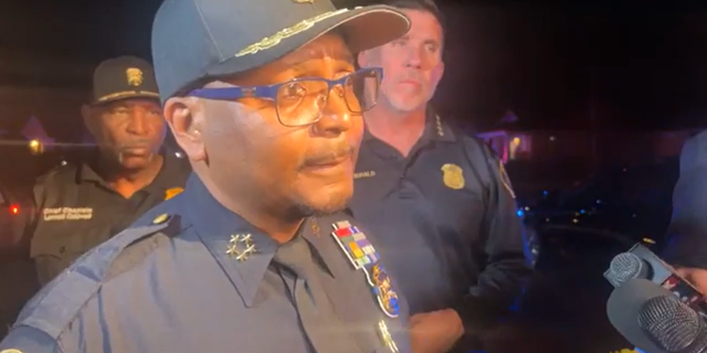 Detroit Police Chief James White said four victims, include three 14-year-olds were shot Thursday night, on April 13, 2023.