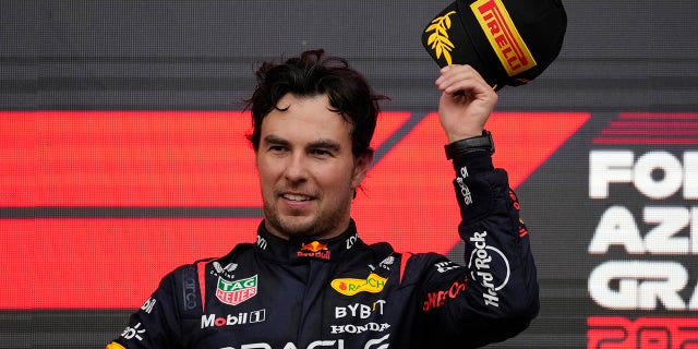 Sergio Perez in Baku
