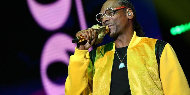 Snoop Dogg performs at the 2022 LA3C Festival at Los Angeles State Historic Park on December 10, 2022, in Los Angeles, California.