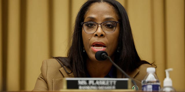 Rep. Stacey Plaskett at hearing