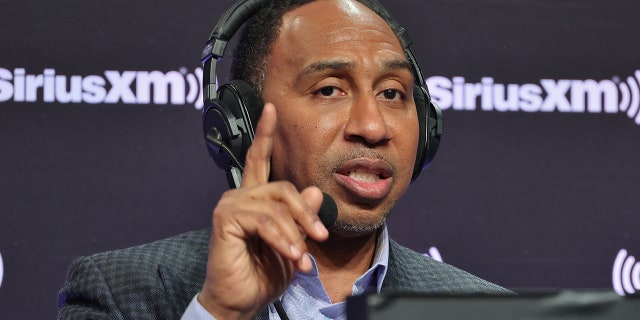 Stephen A. Smith on mic