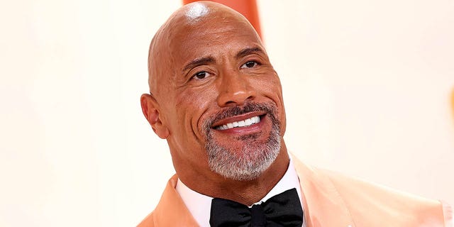 Dwayne Johnson attends the 95th Annual Academy Awards on March 12, 2023, in Hollywood, California.
