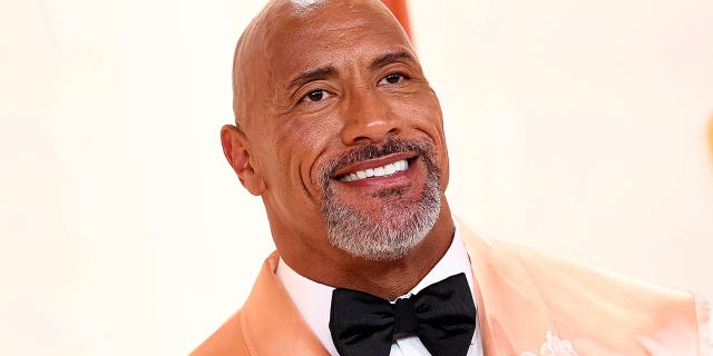 Dwayne Johnson attends the 95th Annual Academy Awards on March 12, 2023, in Hollywood, California.