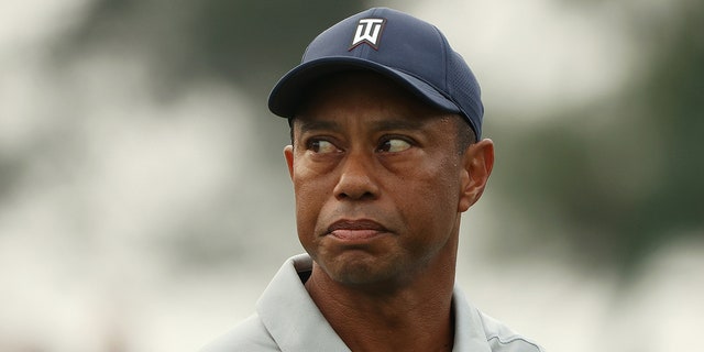 Tiger Woods asiste a una ronda de práctica antes del Torneo Masters 2023 en el Augusta National Golf Club el 4 de abril de 2023 en Augusta, Georgia.