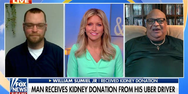 Tim Letts (left), a U.S. Army veteran, said he's generally been in good health and always wanted to be an organ donor. William Sumiel, Jr. (right) said he's grateful for Letts' generous donation.