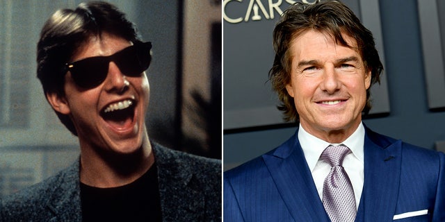 Tom Cruise then and now split