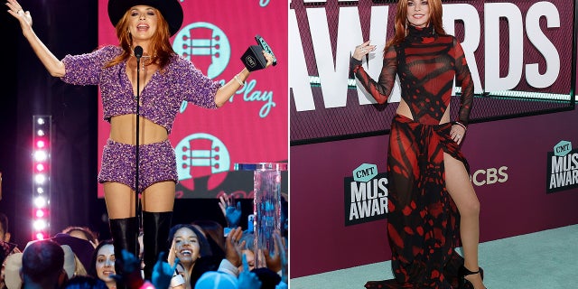 Shania Twain sported two sexy looks at the 2023 CMT Music Awards.