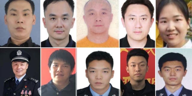 Some of the Chinese government police officers, who are currently at large, who are facing charges of conspiracy to transmit interstate threats and conspiracy to commit interstate harassment.