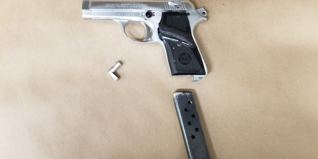 A pistol "magazine along with an additional box of .380 ACP ammunition," according to the affidavit.
