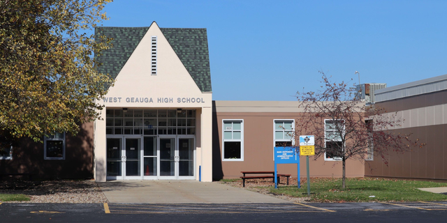 FILE - West Geauga High School campus, Chesterland, Ohio.