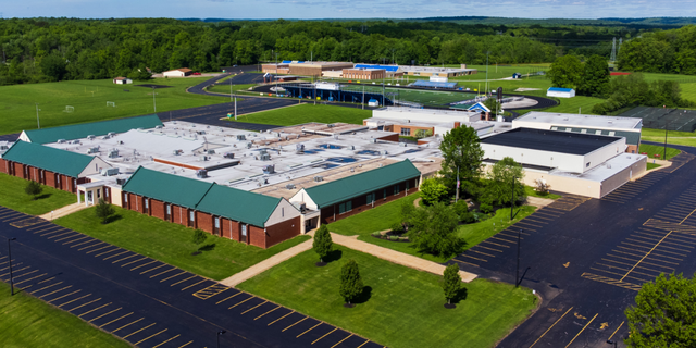 FILE- Campus of West Geauga High School, Chesterland, Ohio.