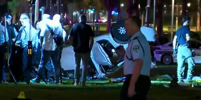 The attack happened on Friday and police say that a car hit a group of people in Tel Aviv near a seaside park and flipped over. The driver of the car was shot and killed by police, according to an EMT who was on the scene.