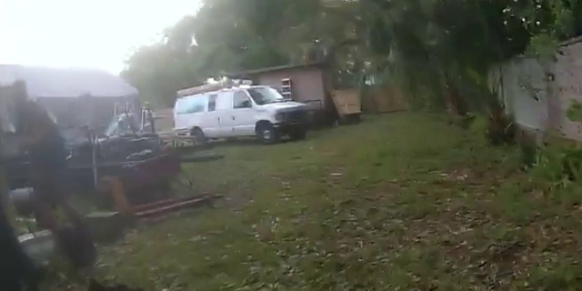 A deputy in Florida was shot three times by an alleged burglar March 12, according to video released by the Pinellas County Sheriff’s Office.