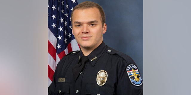 Louisville Police Officer Nickolas Wilt remains in critical but stable condition a week after suffering a gunshot wound to his head while responding to a mass shooting at a bank on April 10.