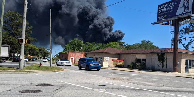 There was a fire at the plant on Saturday morning that was deemed contained at 9:55 a.m., but according to officials, it reignited by 3:10 p.m. Before an evacuation order was issued, officials originally established a shelter in place order.