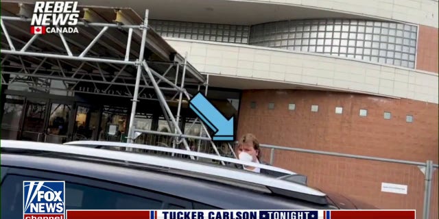 Trans teacher Kayla Lemieux is confronted outside of a shopping mall.