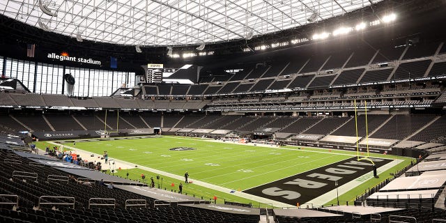 General view of the Raiders football field