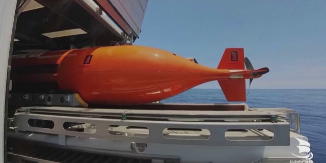 Autonomous underwater vehicle that was used to discover World War II ship