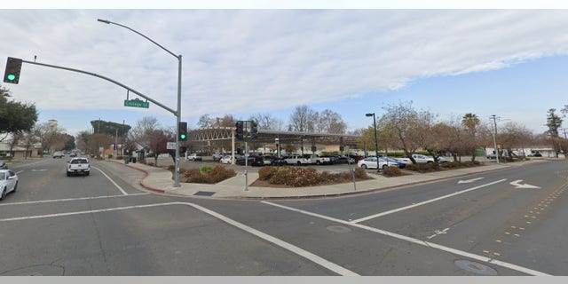 The intersection where Friday's deadly collision occurred.Â