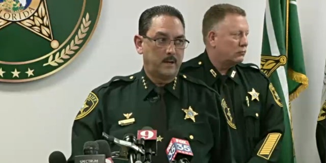 Sheriff Billy Woods announces the arrests of three juveniles in connection to the killings of three teens.