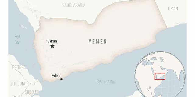 Yemen locator map
